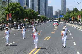 (SP)CHINA-WENZHOU-ASIAN GAMES-TORCH RELAY (CN)