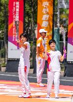 (SP)CHINA-WENZHOU-ASIAN GAMES-TORCH RELAY (CN)