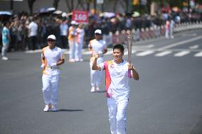 (SP)CHINA-WENZHOU-ASIAN GAMES-TORCH RELAY (CN)