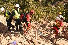 (FOCUS)MOROCCO-AL HAOUZ-EARTHQUAKE-RESCUE