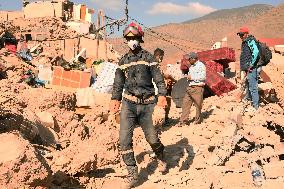 (FOCUS)MOROCCO-AL HAOUZ-EARTHQUAKE-RESCUE