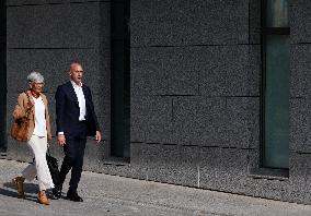 Luis Rubiales On His Arrival To Testify At The National Court - Madrid