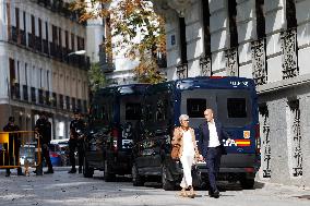 Rubiales Attends Madrid Court Over Hermoso Kiss