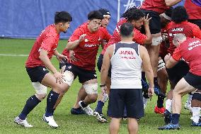 Rugby World Cup: Japan team's training