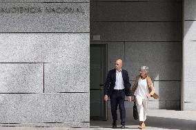 Rubiales Attends Madrid Court Over Hermoso Kiss