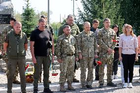 First anniversary of liberation of Pechenihy village from Russian invaders