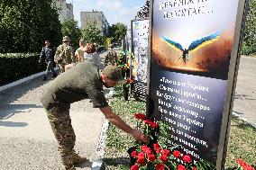 First anniversary of liberation of Pechenihy village from Russian invaders