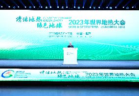 CHINA-BEIJING-ZHANG GUOQING-WORLD GEOTHERMAL CONGRESS 2023 (CN)