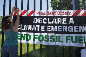 Arrests At White House Climate Protest