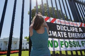 Arrests At White House Climate Protest