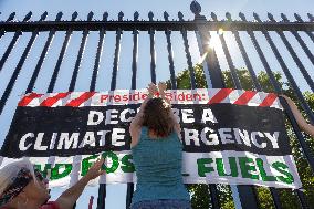 Arrests At White House Climate Protest