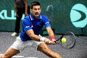 Davis Cup:  Novak Djokovic Vs Alejandro Davidovich