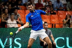 Davis Cup:  Novak Djokovic Vs Alejandro Davidovich