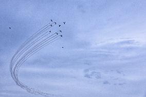 Surya Kiran Aerobatic Aerial Display In Jaipur