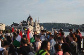 Students Protest On The International Day Of Democracy For Their Teachers