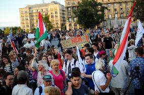 Students Protest On The International Day Of Democracy For Their Teachers