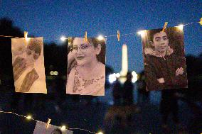 Candlelight vigil honoring Mahsa Zhina Amini and the Woman, Life, Freedom movement