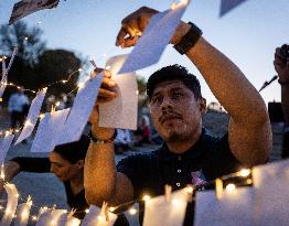 Candlelight vigil honoring Mahsa Zhina Amini and the Woman, Life, Freedom movement