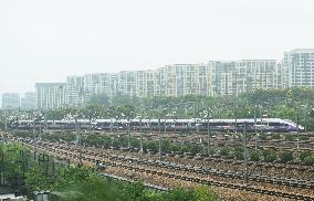 Asian Games Train in Hanghzou