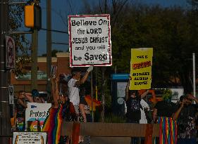 LGBTQ2S+ Protest In Edmonton