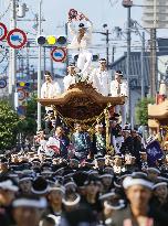 Danjiri festival in Osaka