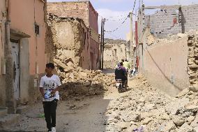 Aftermath of deadly earthquake in Morocco