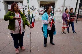 Civic Parade On The Occasion Of The 213th Anniversary Of The Independence Of Mexico