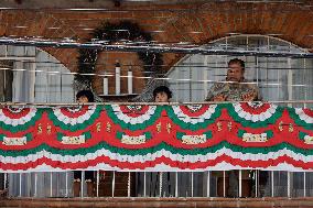 Civic Parade On The Occasion Of The 213th Anniversary Of The Independence Of Mexico