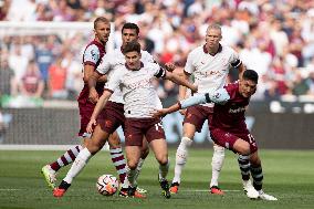 West Ham United v Manchester City - Premier League