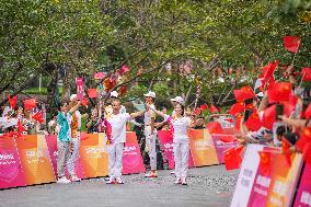 (SP)CHINA-ZHEJIANG-JINHUA-ASIAN GAMES-TORCH RELAY (CN)