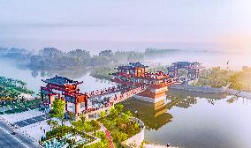 Thousand-year-old Bian River in Suqian
