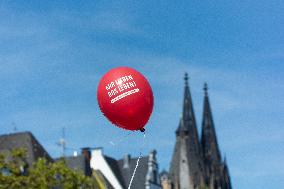 Pro Life Demo And Counter Demo In Cologne