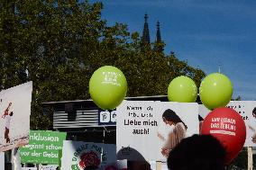 Pro Life Demo And Counter Demo In Cologne