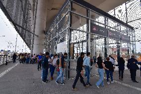 President Of Mexico Lopez Obrador Inaugurates Stage 1 Of The Mexico-Toluca Interurban Train