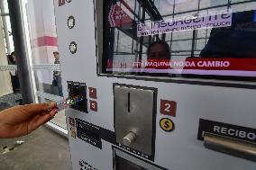 President Of Mexico Lopez Obrador Inaugurates Stage 1 Of The Mexico-Toluca Interurban Train