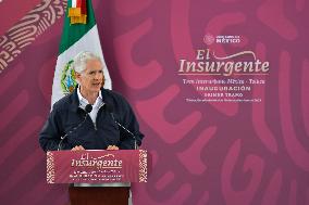 President Of Mexico Lopez Obrador Inaugurates Stage 1 Of The Mexico-Toluca Interurban Train