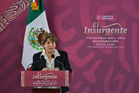 President Of Mexico Lopez Obrador Inaugurates Stage 1 Of The Mexico-Toluca Interurban Train