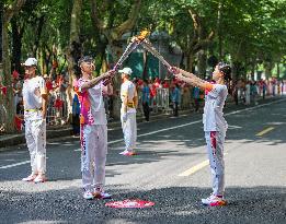 (SP)CHINA-ZHEJIANG-JINHUA-ASIAN GAMES-TORCH RELAY (CN)