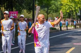 (SP)CHINA-ZHEJIANG-JINHUA-ASIAN GAMES-TORCH RELAY (CN)