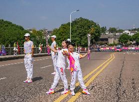 (SP)CHINA-ZHEJIANG-JINHUA-ASIAN GAMES-TORCH RELAY (CN)