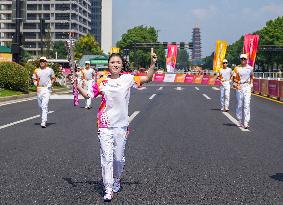 (SP)CHINA-ZHEJIANG-JINHUA-ASIAN GAMES-TORCH RELAY (CN)
