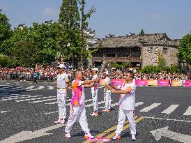 (SP)CHINA-ZHEJIANG-JINHUA-ASIAN GAMES-TORCH RELAY (CN)