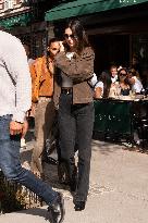 Kendall Jenner Flashes Her Taut Tummy - NYC