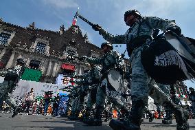 Parade for the 213th Anniversary of the Independence of Mexico