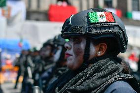 Parade for the 213th Anniversary of the Independence of Mexico