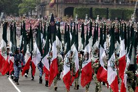 Military Parade on Independence Day - Mexico