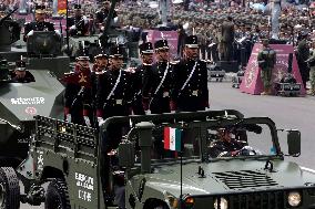 Military Parade on Independence Day - Mexico