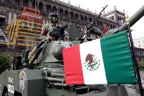 Military Parade on Independence Day - Mexico