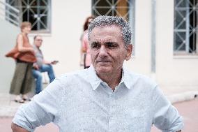 SYRIZA Presidential Elections Day - Euclid Tsakalotos