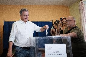 SYRIZA Presidential Elections Day - Euclid Tsakalotos